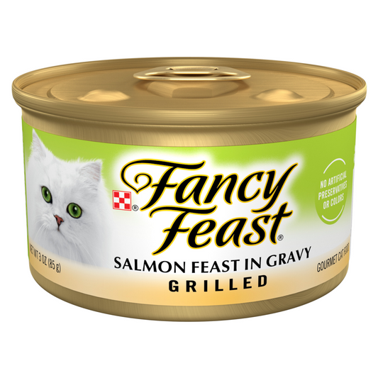 Purina Fancy Feast Grilled Salmon and Gravy Wet Cat Food