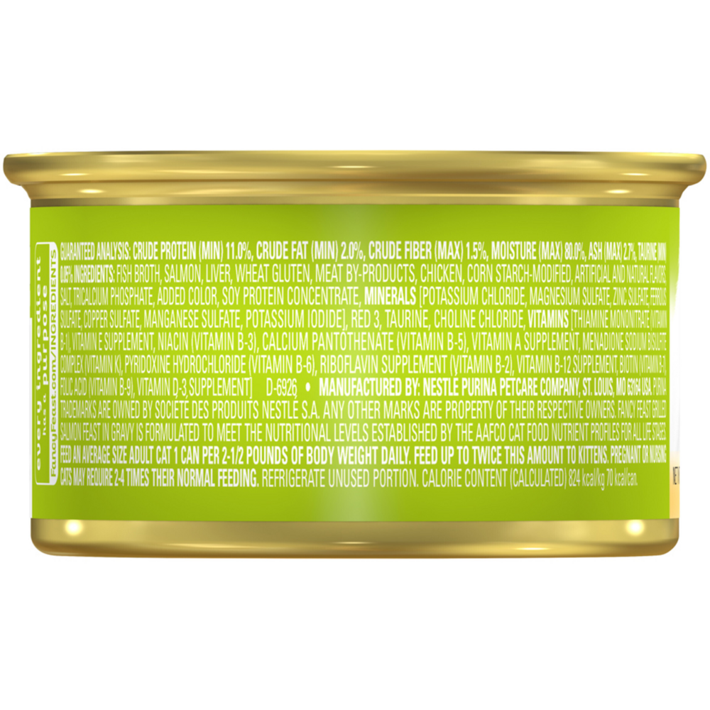 Fancy Feast Grilled Salmon and Gravy Wet Cat Food
