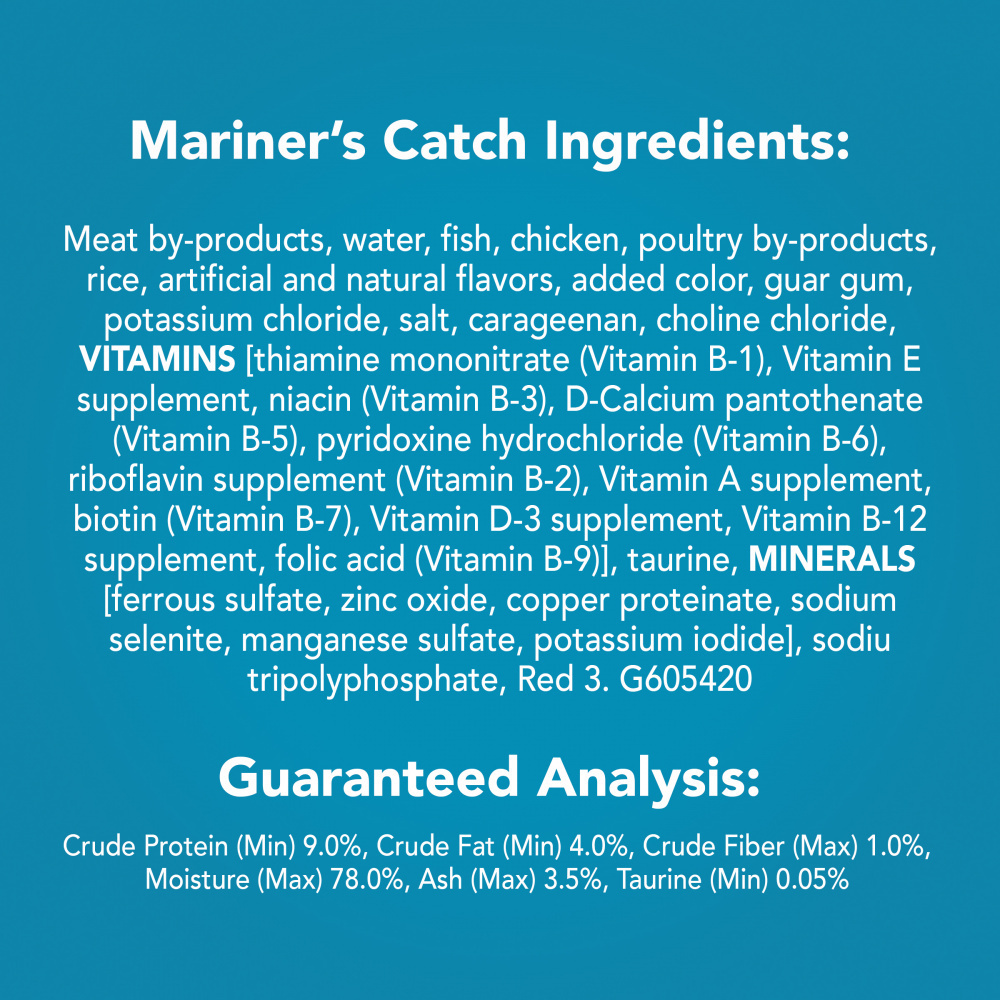 Friskies Pate Mariner's Catch Wet Cat Food