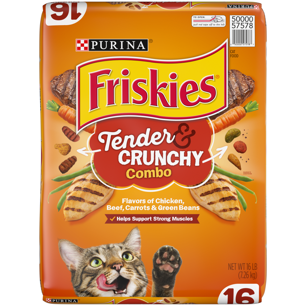 Friskies Tender and Crunchy Combo Dry Cat Food