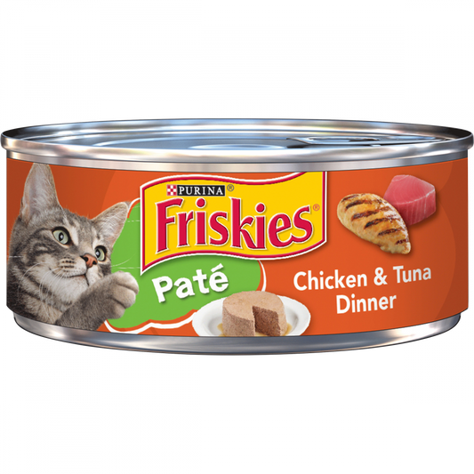 Friskies Pate Chicken And Tuna Dinner In Sauce Canned Cat Food