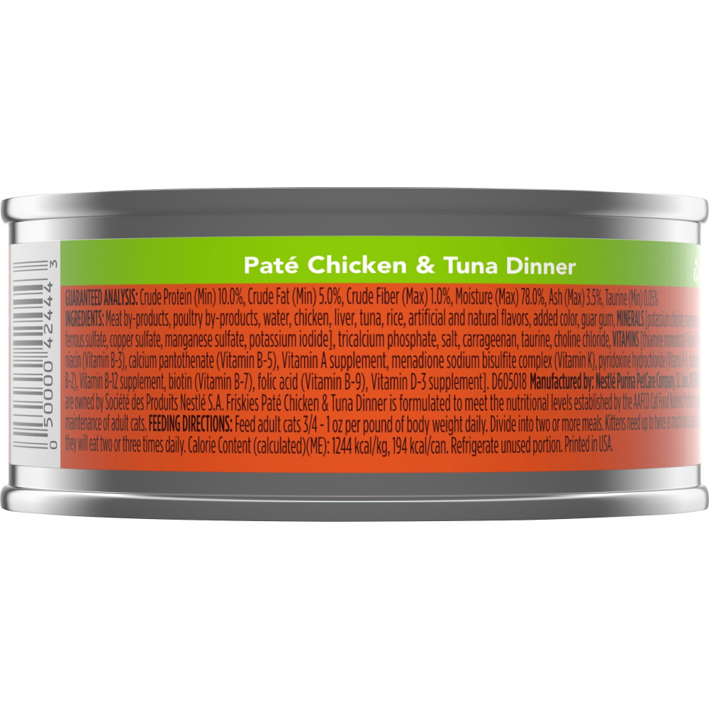 Friskies Pate Chicken And Tuna Dinner In Sauce Canned Cat Food