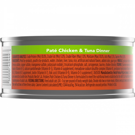 Friskies Pate Chicken And Tuna Dinner In Sauce Canned Cat Food