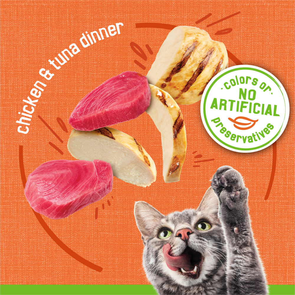 Friskies Pate Chicken and Tuna Dinner Wet Cat Food