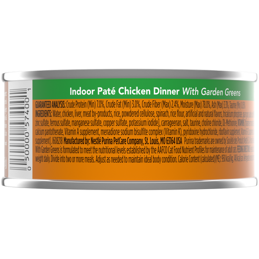 Friskies Indoor Chicken Dinner Pate Wet Cat Food