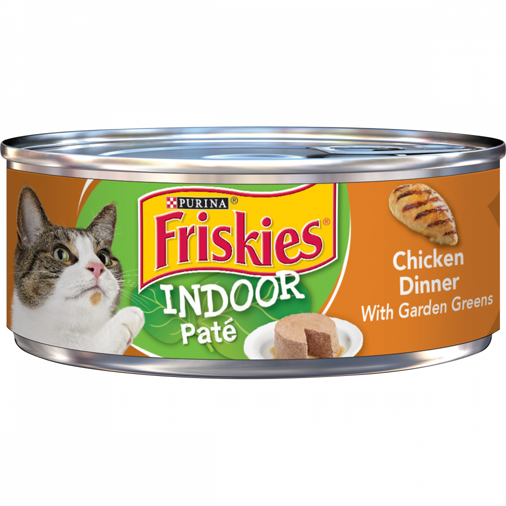 Friskies Indoor Chicken Dinner Pate Wet Cat Food