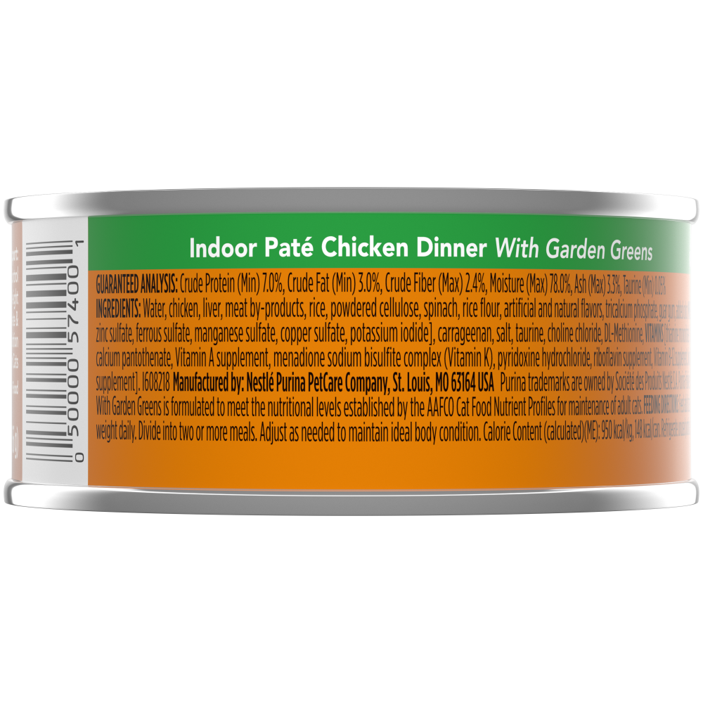 Friskies Indoor Chicken Dinner Pate Wet Cat Food