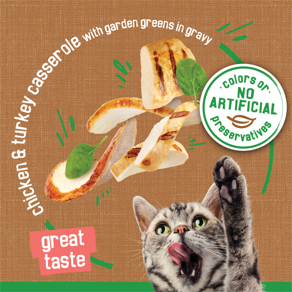 Friskies Indoor Chunky Chicken and Turkey Casserole Wet Cat Food