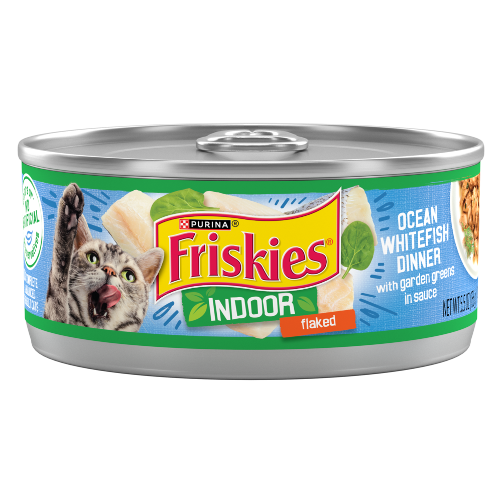 Friskies Indoor Flaked Ocean Whitefish Wet Cat Food