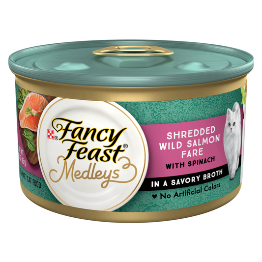 Fancy Feast Elegant Medleys Shredded Salmon Wet Cat Food