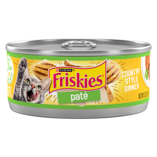 Friskies Pate Country Style Dinner Wet Cat Food