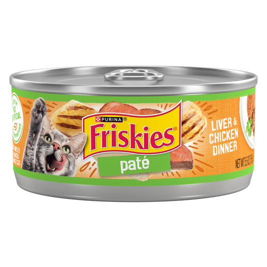 Friskies Pate Liver and Chicken Wet Cat Food