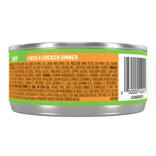Friskies Pate Liver and Chicken Wet Cat Food