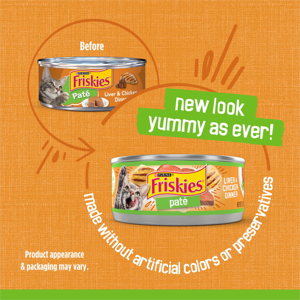 Friskies Pate Liver and Chicken Wet Cat Food