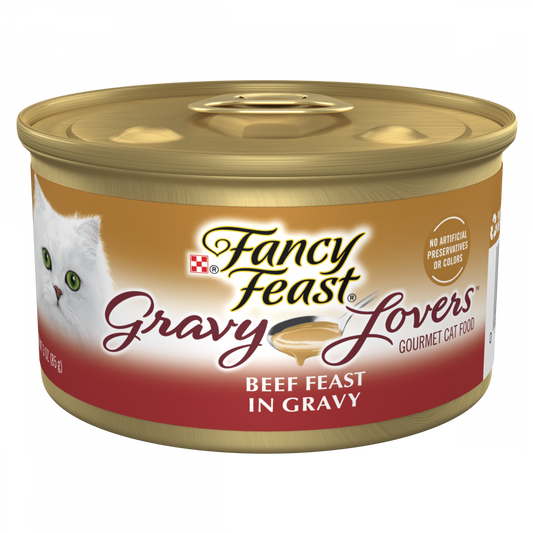 Purina Fancy Feast Gravy Lover Beef Wet Cat Food