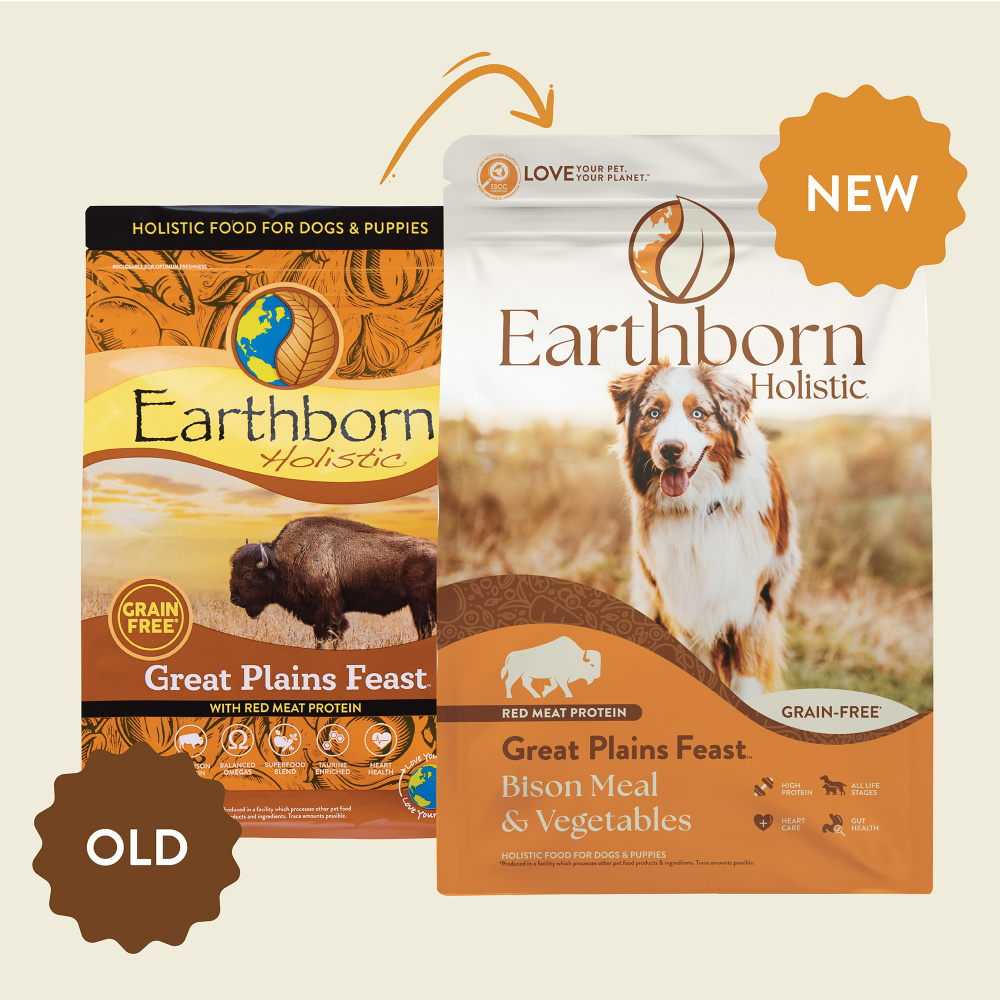 Earthborn Holistic Great Plains Feast Bison Meal & Vegetables Grain Free Dry Dog Food