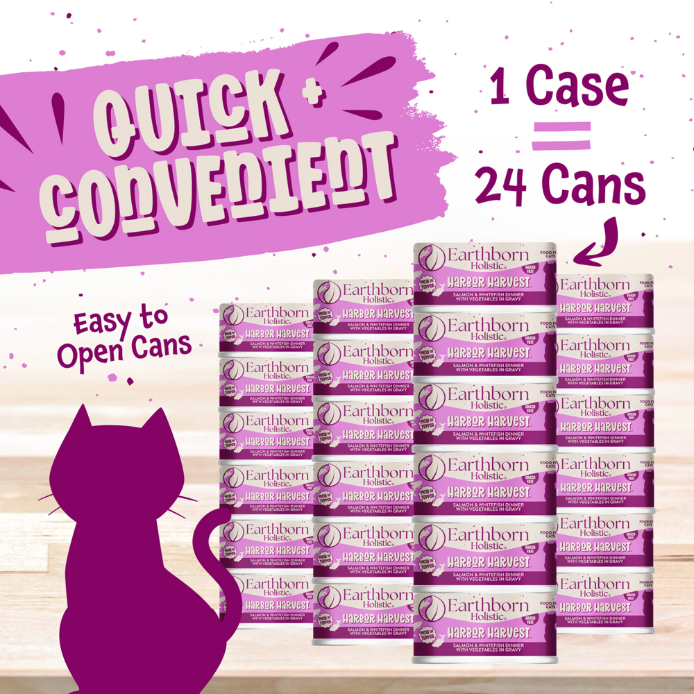 Earthborn Holistic Harbor Harvest Grain Free Canned Cat Food