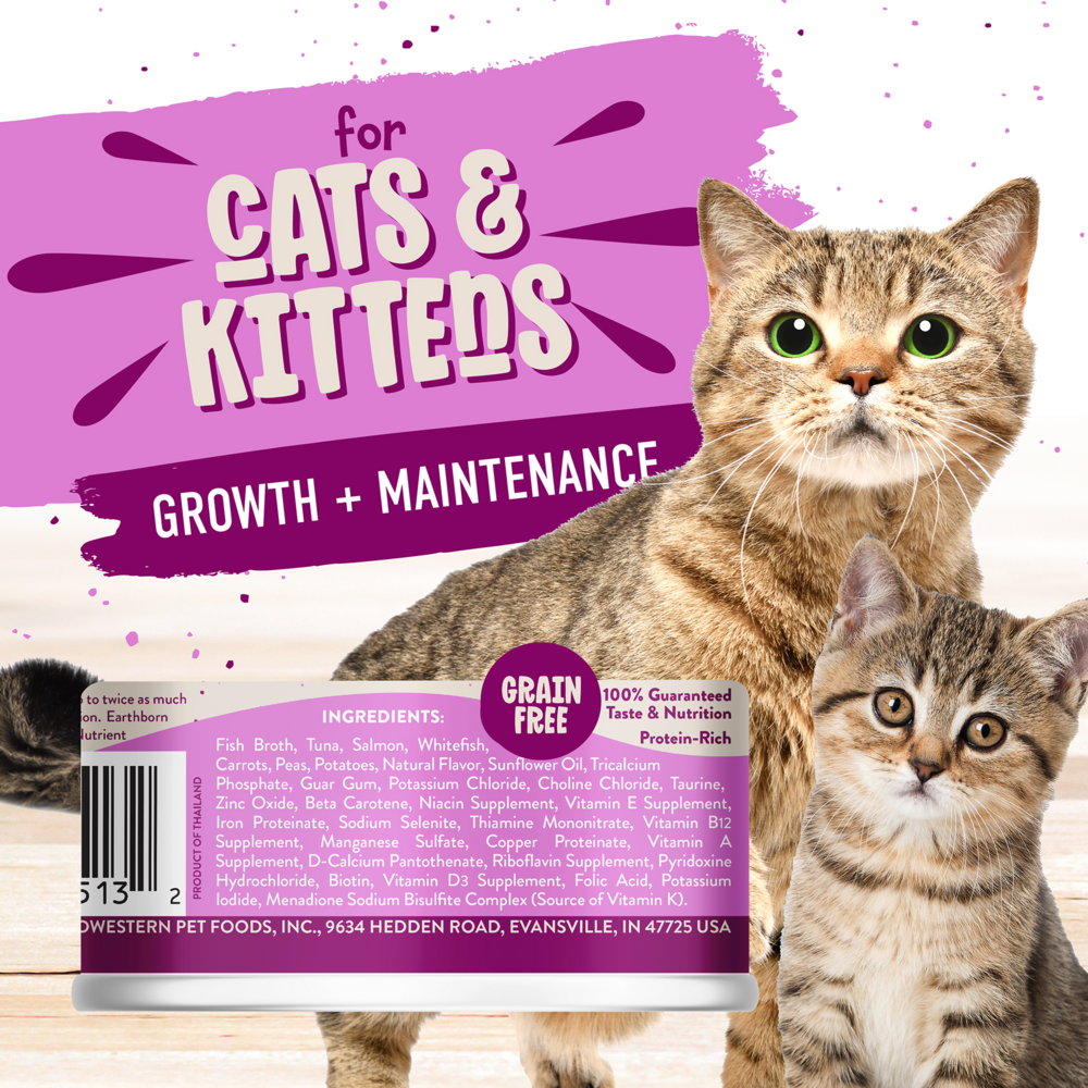 Earthborn Holistic Harbor Harvest Grain Free Canned Cat Food