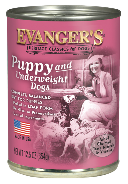 Evangers Classic Puppy  and Underweight Dogs Canned Dog Food