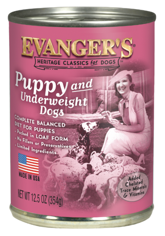 Evanger's Classic Puppy  and Underweight Dogs Canned Dog Food