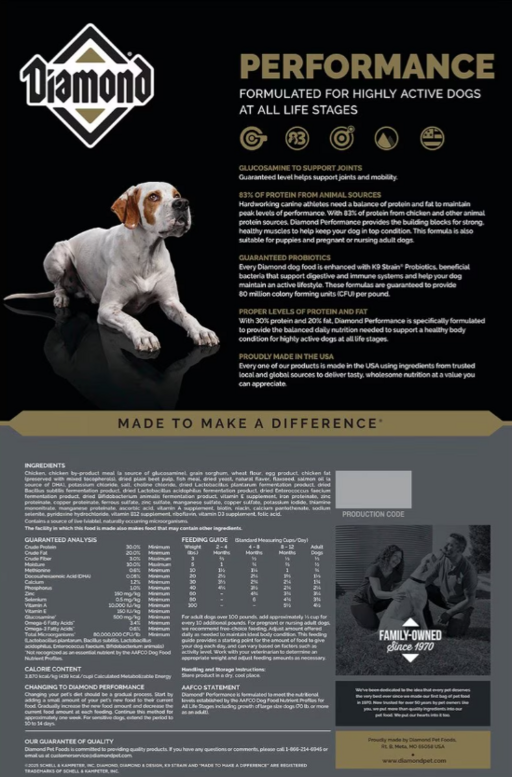 Diamond Performance Dry Dog Food