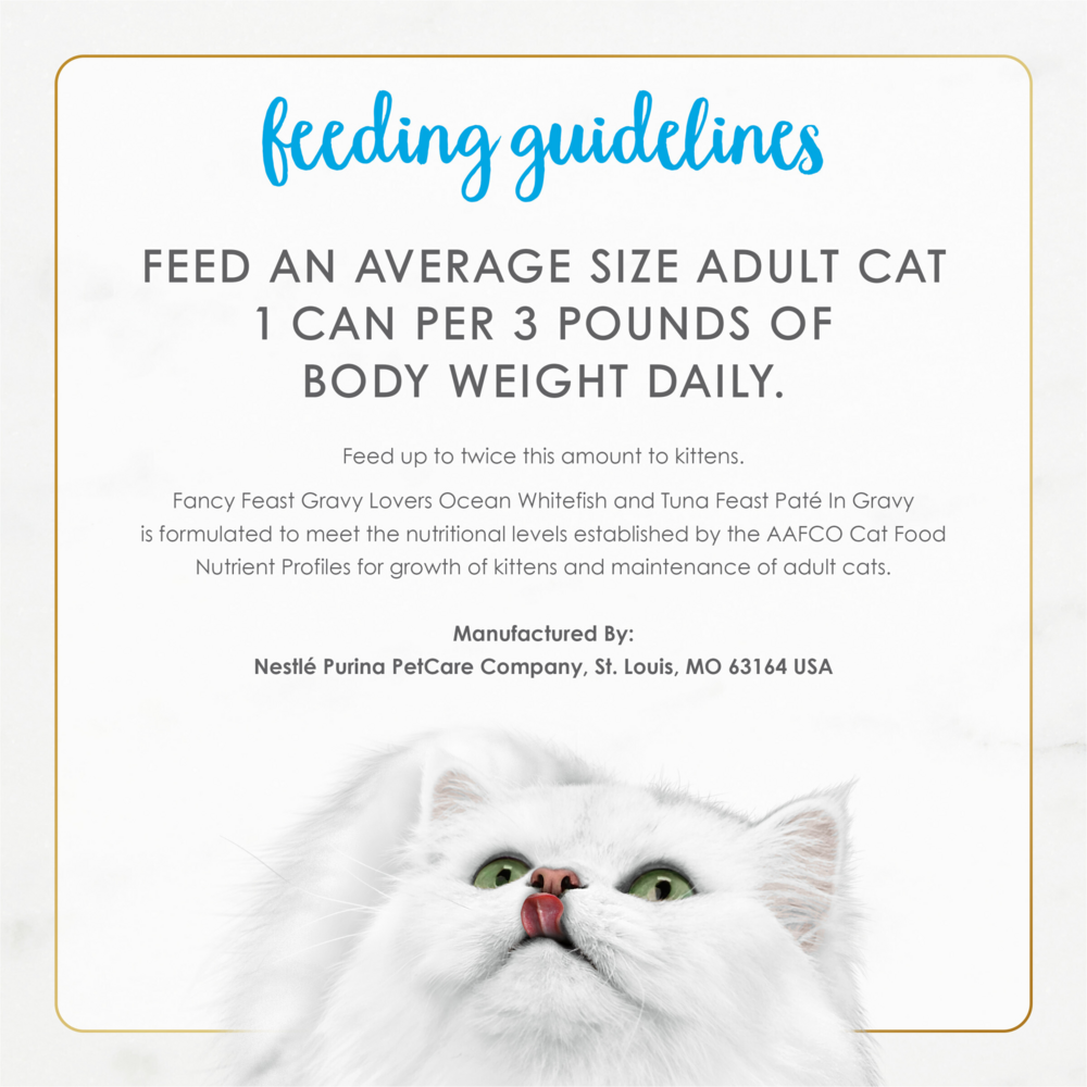 Fancy Feast Gravy Lover Whitefish Wet Cat Food