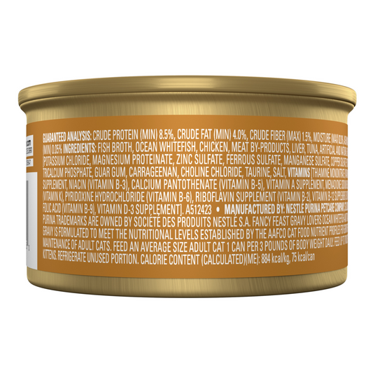 Purina Fancy Feast Gravy Lover Whitefish Wet Cat Food