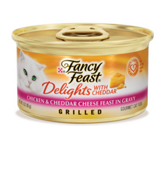 Purina Fancy Feast Delights Chicken and Cheddar Wet Cat Food