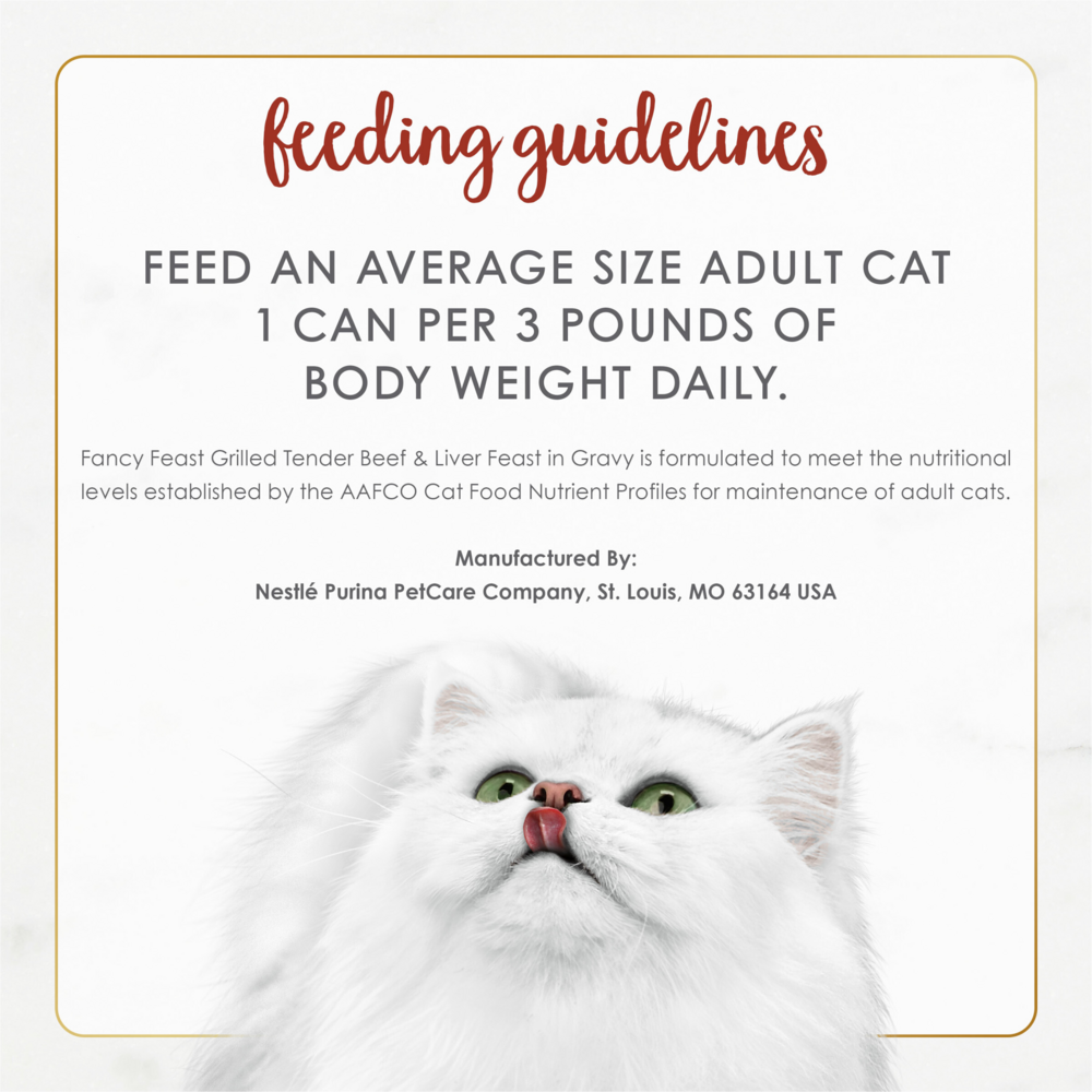Fancy Feast Grilled Beef Liver Wet Cat Food
