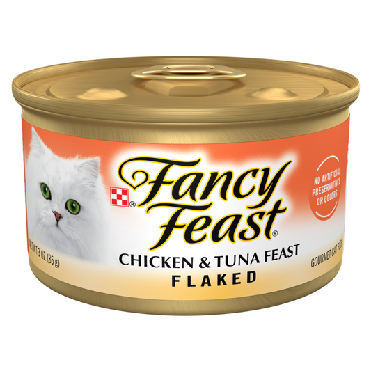 Purina Fancy Feast Flaked Chicken and Tuna Wet Cat Food