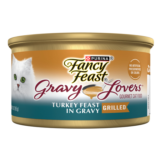 Purina Fancy Feast Gravy Lovers Turkey Wet Cat Food