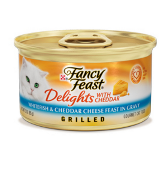 Purina Fancy Feast Delights Whitefish and Cheddar Wet Cat Food