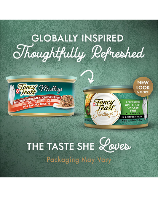 Purina Fancy Feast Elegant Medleys Shredded Chicken Wet Cat Food