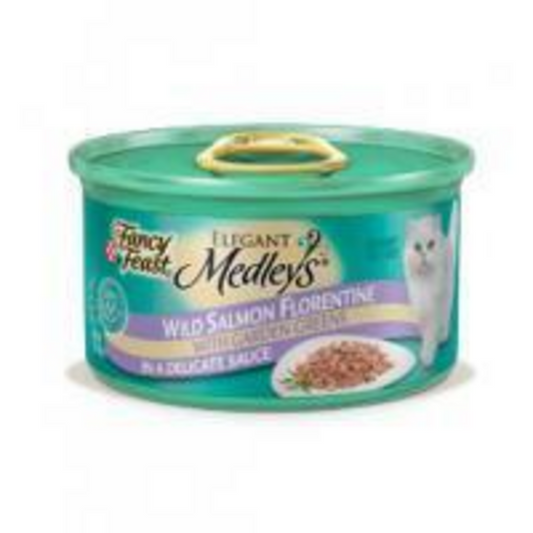 Purina Fancy Feast Medleys Wild Salmon Florentine Wet Cat Food
