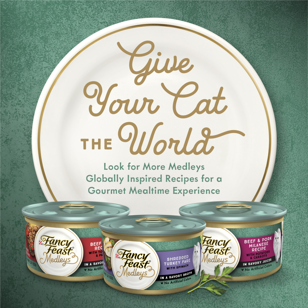 Fancy Feast Elegant Medleys Salmon Primavera Canned Cat Food