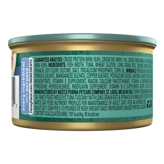 Purina Fancy Feast Elegant Medleys Tuna Tuscany Wet Cat Food