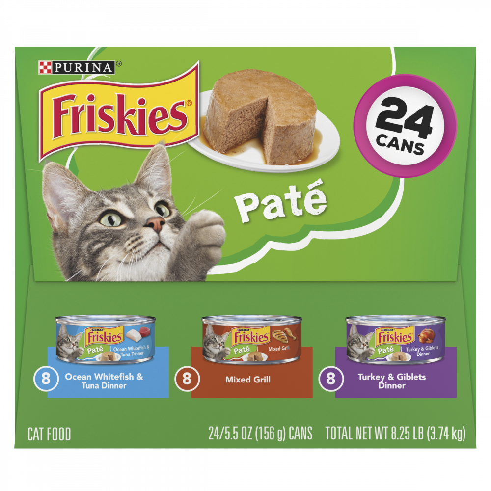 Friskies Classic Pate Variety Pack Canned Cat Food