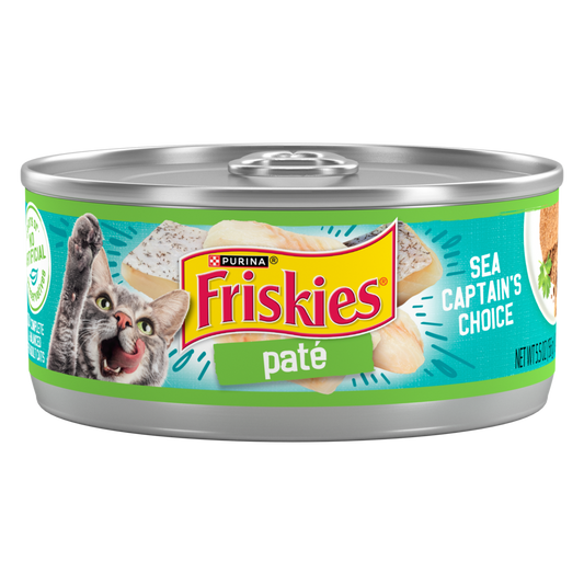 Friskies Pate Sea Captains Choice Wet Cat Food