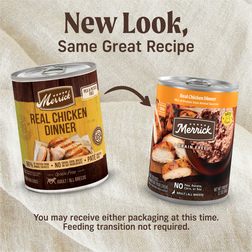 Merrick Grain Free 96% Chicken Adult Wet Dog Food
