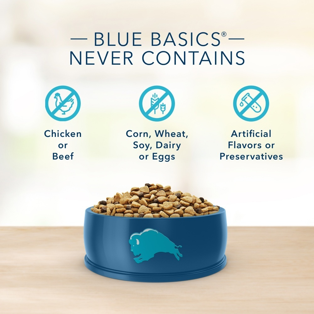 Blue Buffalo Basics Adult Skin & Stomach Care Grain-Free Lamb & Potato Recipe Dry Dog Food