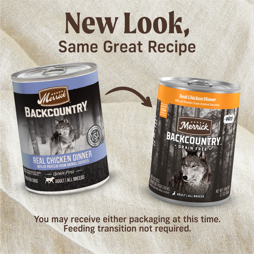 Merrick Backcountry Grain Free 96% Chicken Adult Wet Dog Food