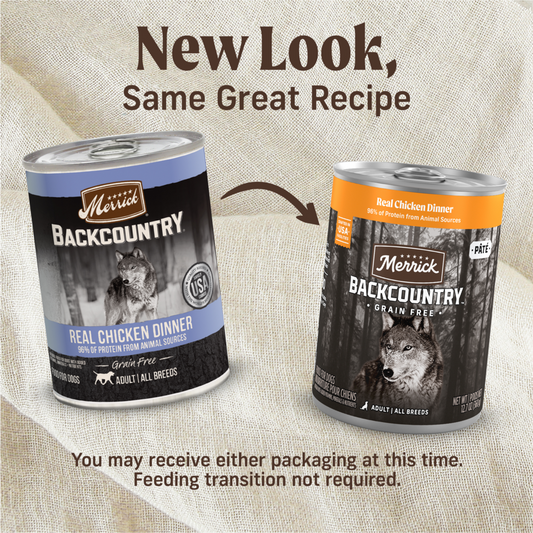 Merrick Backcountry Grain Free 96% Chicken Adult Wet Dog Food