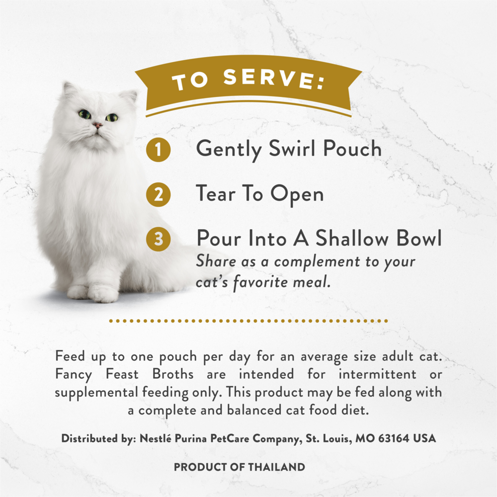 Fancy Feast Classic Broths Wild Salmon and Vegetables Wet Cat Food