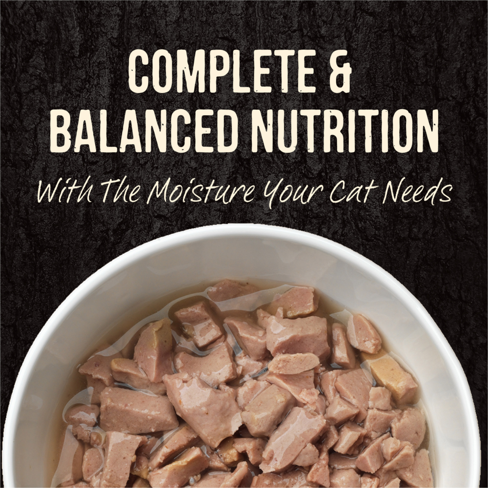 Merrick Backcountry Grain Free Gluten Free Premium High Protein Wet Cat Food, Turkey Recipe Cuts With Gravy