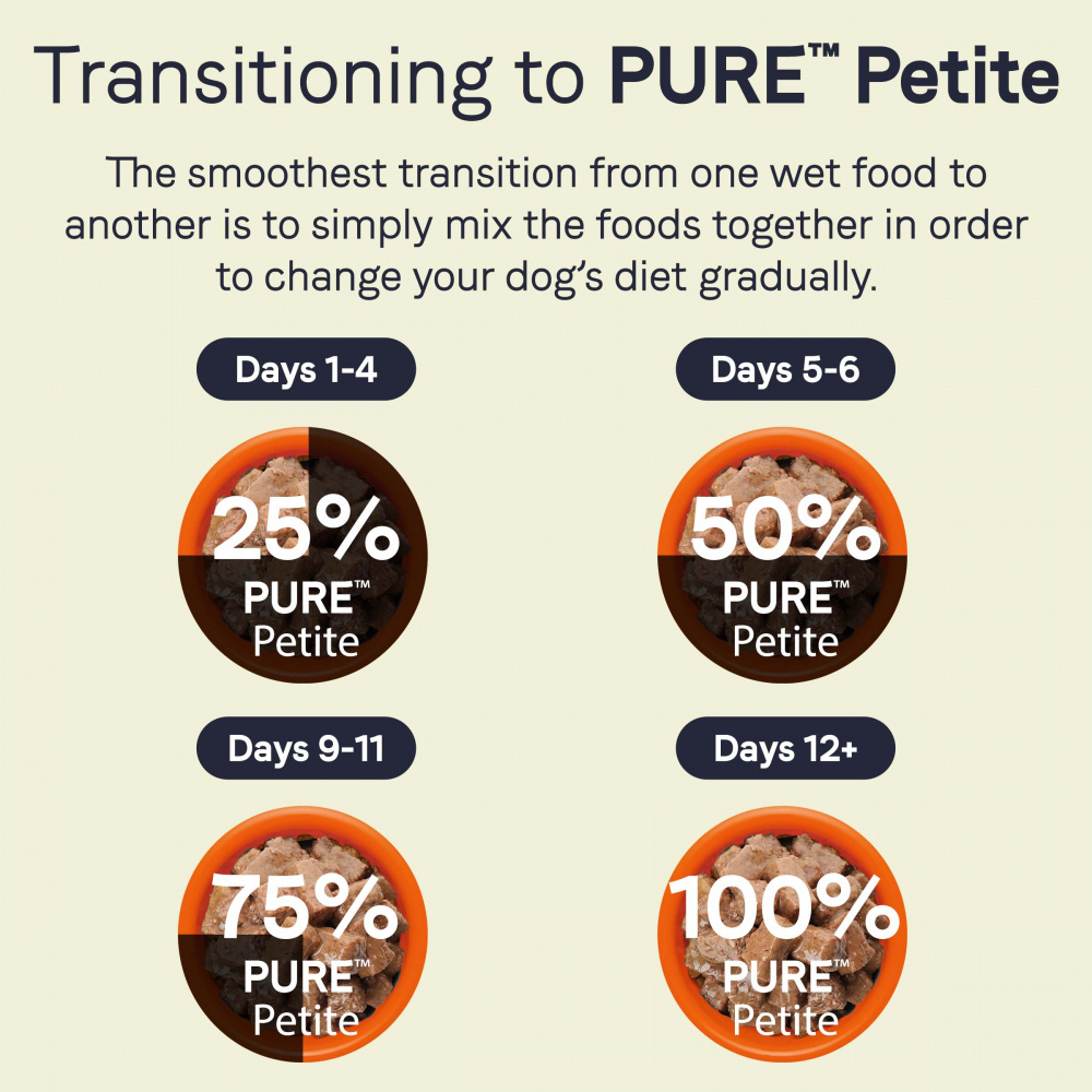 Canidae Pure Petite Wet Dog Food, Small Breed Cup Minced with Beef & Carrots