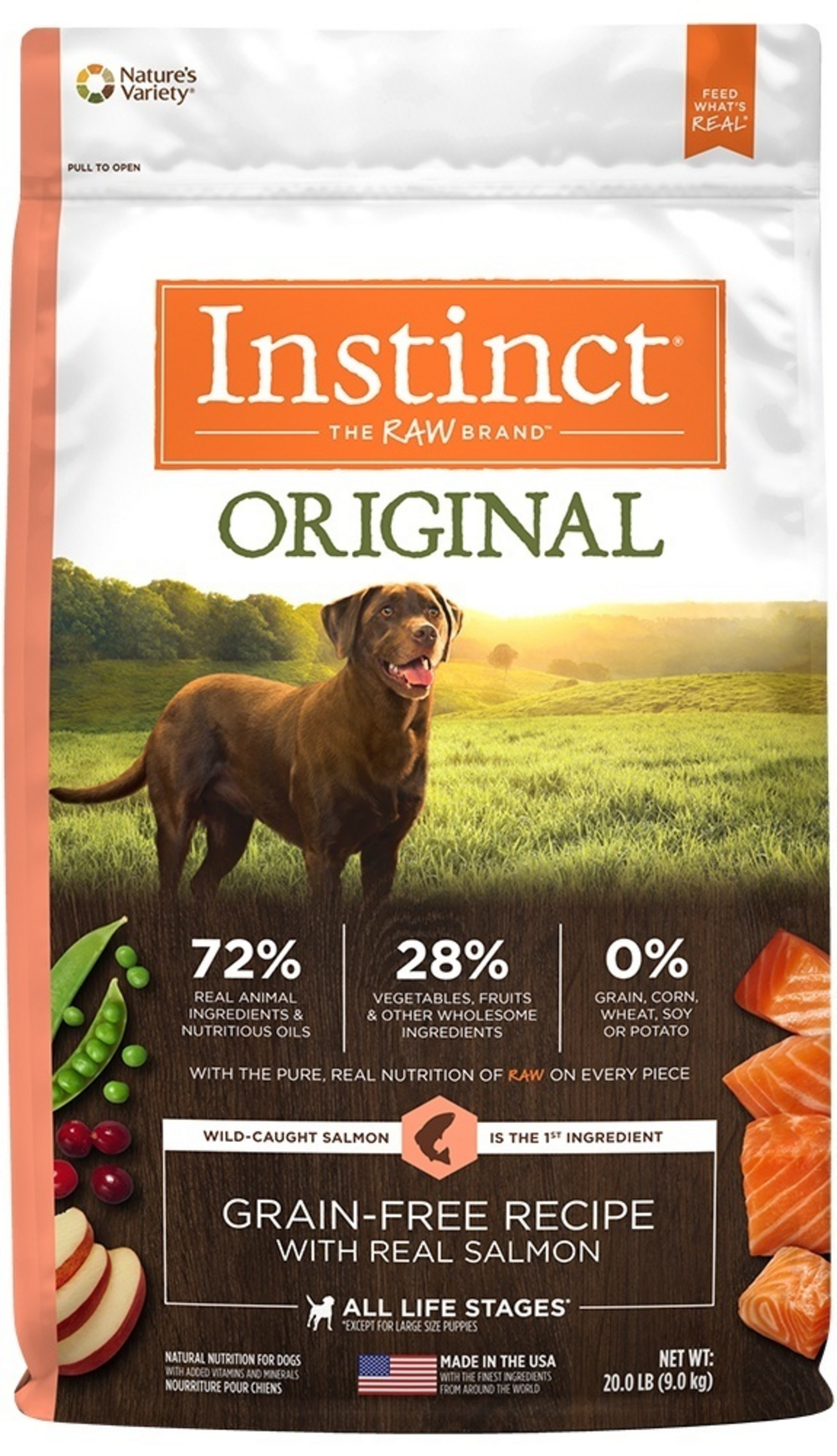Instinct Original Grain Free Salmon Dry Dog Food