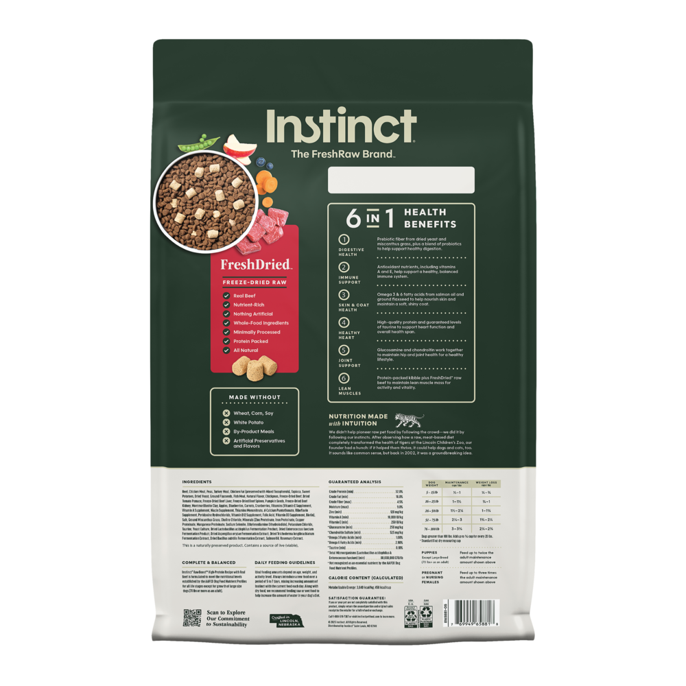Instinct Raw Boost Grain Free Beef Dry Dog Food