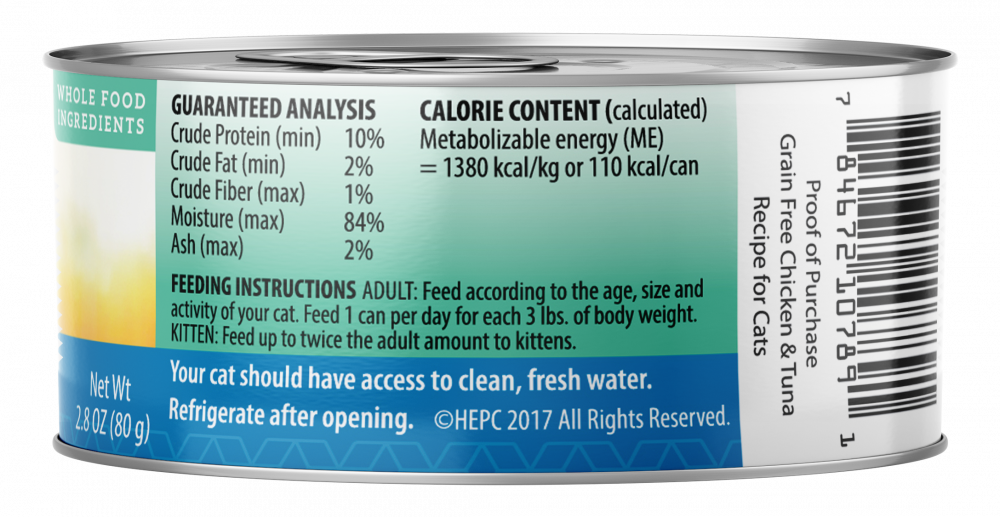 Health Extension Grain Free Chicken and Tuna Wet Cat Food