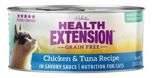 Health Extension Grain Free Chicken and Tuna Wet Cat Food