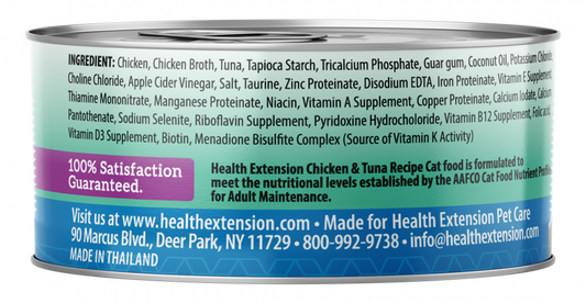 Health Extension Grain Free Chicken and Tuna Wet Cat Food